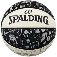 SPALDING 斯伯丁 篮球五号青少年儿童涂鸦橡胶室内外通用防滑耐磨5号球篮球