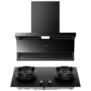 万和 顶侧双吸 烟灶套装