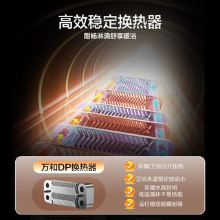 万和（Vanward）全预混冷凝家用燃气壁挂炉采暖炉 超一级能效108.1%热效率 wifi智控 LL1GBQ24-DP24