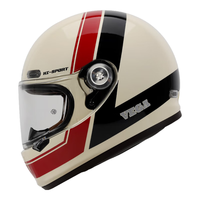 VEGA 摩托车头盔 美国复古 72 红黑双间 2XL