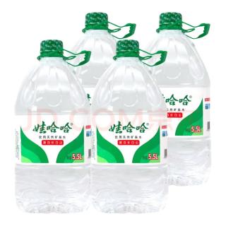 WAHAHA/娃哈哈 饮用天然矿泉水 5.5L×4桶 家庭装