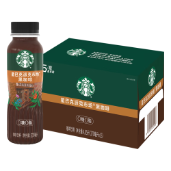 星巴克 派克市场 即饮咖啡 黑咖啡 270ml*15瓶 0糖0脂肪瓶装咖啡饮料