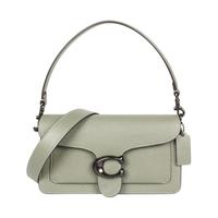 COACH 蔻驰 Tabby系列 女士抛光鹅卵石纹皮革26号单肩包 73995 V5QUF 军绿色 中号