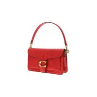 COACH 蔻驰 Tabby系列 女士抛光鹅卵石纹皮革26号单肩包 73995 B4P1Y 红苹果色 中号