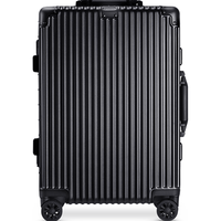 ROCKLAND美国洛克兰行李箱男铝框拉杆箱皮箱登机商务旅行箱密码箱 黑色 28英寸