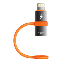 毕亚兹 安卓苹果转接头转换器type-c转lightning27W充电数据线 iPhone14/新SE/12/XR/8/7/6s