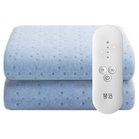 琴岛电热毯单人电褥子除螨除湿宿舍自动断电毯子180*80cm 4挡调温除螨单人【1.8*0.8米】