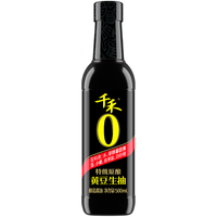千禾 酱油 黄豆生抽 地道酱香 500ml 不加添加剂