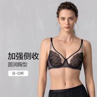 爱慕 女士超薄杯高侧比文胸