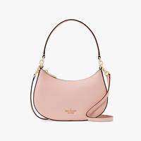Kate Spade 双十二2025品牌自营PAIGE中号十字牛皮革单肩包新月包