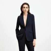 朗姿 女士通勤风小西装 醋酸气质高级感上衣