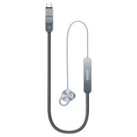 HONOR 荣耀 xSport PRO AM66 半入耳式颈挂式动圈降噪蓝牙耳机 海鸥灰