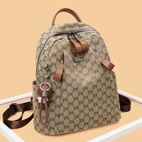 卡文 爆款轻便出游背包女式大容量休闲百搭双肩包女包