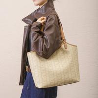 达芙妮 新款女轻奢经典老花大容量气质托特大包单肩腋下包