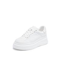 思加图 冬季百搭小白鞋板鞋厚底增高休闲鞋松糕鞋女鞋