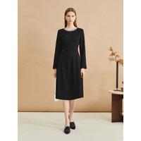 音儿 专选冬款法式钉珠领粗花呢小香风连衣裙
