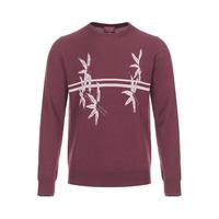 限尺码：ARMANI 乔治·阿玛尼 男士简约气质百搭舒适提花圆领针织衫