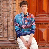 皮皮狗 男士圆领羊绒衫 8848212618