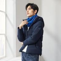 SEVEN 男士连帽羽绒服冬季保暖外套