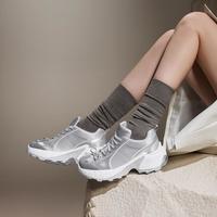 思加图 冬季甜酷复古老爹鞋厚底增高运动鞋女休闲鞋