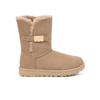 限尺码：UGG 秋冬女士休闲平底魔术贴搭扣短靴雪地靴 1153612沙丘色