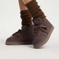 adidas 三叶草 CAMPUS 00S  保暖加绒中性厚底中帮运动鞋