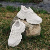 百思图 秋冬款时尚潮流休闲运动老爹鞋厚底女休闲鞋