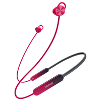 HONOR 荣耀 xSport PRO AM66 半入耳式颈挂式动圈降噪蓝牙耳机 魅焰红