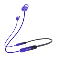 HONOR 荣耀 xSport PRO AM66 半入耳式颈挂式动圈降噪蓝牙耳机 星云紫