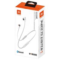 JBL 杰宝 C135BT 入耳式颈挂式蓝牙耳机 优雅白