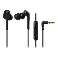 audio-technica 铁三角 ATH-CKS550XIS 入耳式有线耳机 黑色