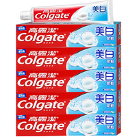Colgate 高露洁 美白防蛀牙膏 清爽薄荷 140g*5