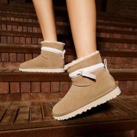 UGG 秋冬男女同款拉链款经典迷你短靴雪地靴1158197芥菜籽色