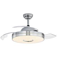 雷士 NVC Lighting 星海系列 轻奢吊扇灯 铬色