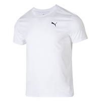 PUMA 彪马 ESS LOGO系列 男子运动T恤 844642-02 白色 L