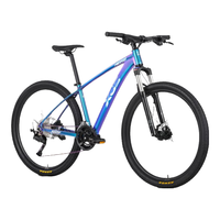 喜德盛山地自行车英雄600油碟X6铝合金变色车架27.5大轮径 24款炫彩/蓝紫 15.5英寸