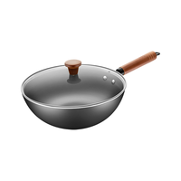 ASD 爱仕达 CF32F4WG 炒锅(32cm、无涂层、铁、带盖)
