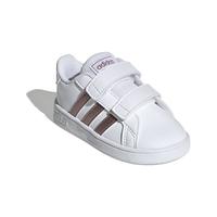 adidas NEO GRAND COURT I 儿童休闲运动鞋 EF0116 白/浅棕金 26.5码