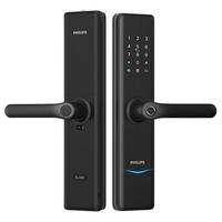 PHILIPS 飞利浦 7300 电子密码指纹锁 曜石黑