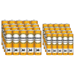 松下 5号碳性电池 1.5V 20粒+7号碳性电池 1.5V 20粒