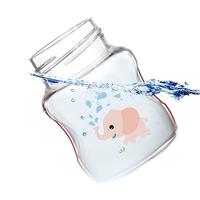 AVENT 新安怡 自然系列 SCF575/0 玻璃彩绘奶瓶 120ml 蓝色小象 0月
