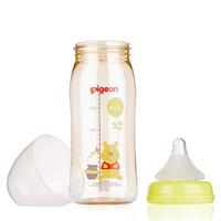 Pigeon 贝亲 Disney自然实感系列 AA161 PPSU彩绘奶瓶 240ml  维尼气球 M码 3月+