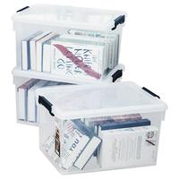 Citylong 禧天龙 正派系列 6270 收纳箱 45L*3个 透明白