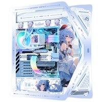 华硕(ASUS)ROG GR701 创世神机箱 吹雪机箱 EVA明日香联名台式机箱ARGB灯板全塔机箱翻毛皮白色机箱 甘雨主题(纯白创世神+灯板)