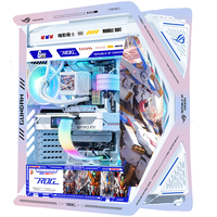 华硕(ASUS)ROG GR701 创世神机箱 吹雪机箱 EVA明日香联名台式机箱ARGB灯板全塔机箱翻毛皮白色机箱 高达主题(渐变创世神+灯板)