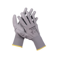 霍尼韦尔 PU涂掌劳保手套薄款夏季透气耐磨防滑工作干活男