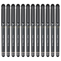 PILOT 百乐 BL-LVE10EF-R 拔帽中性笔 黑色 0.5mm 12支装
