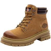 Dickies【明星同款】马丁靴男靴复古大黄靴时尚工装靴 土黄 45