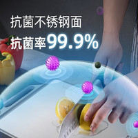 康巴赫不锈钢双面切菜板抗菌防霉砧板家用食品级刀粘案板 【收藏加购 优先】
