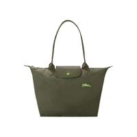 LONGCHAMP 珑骧 Le Pliage Club系列 女士单肩包小号 L2605619549 冷杉绿色